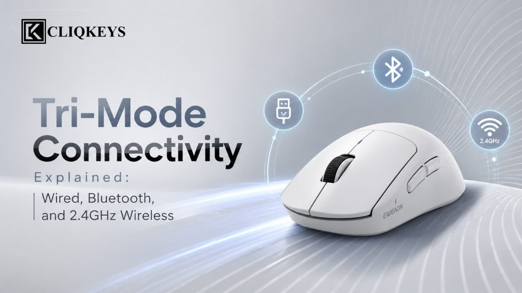 Tri-Mode Connectivity Explained: Wired, Bluetooth, and 2.4GHz Wireless