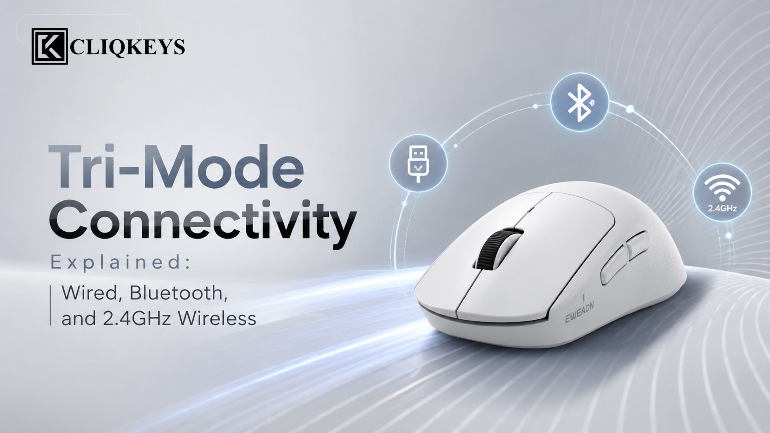 Tri-Mode Connectivity Explained: Wired, Bluetooth, and 2.4GHz Wireless